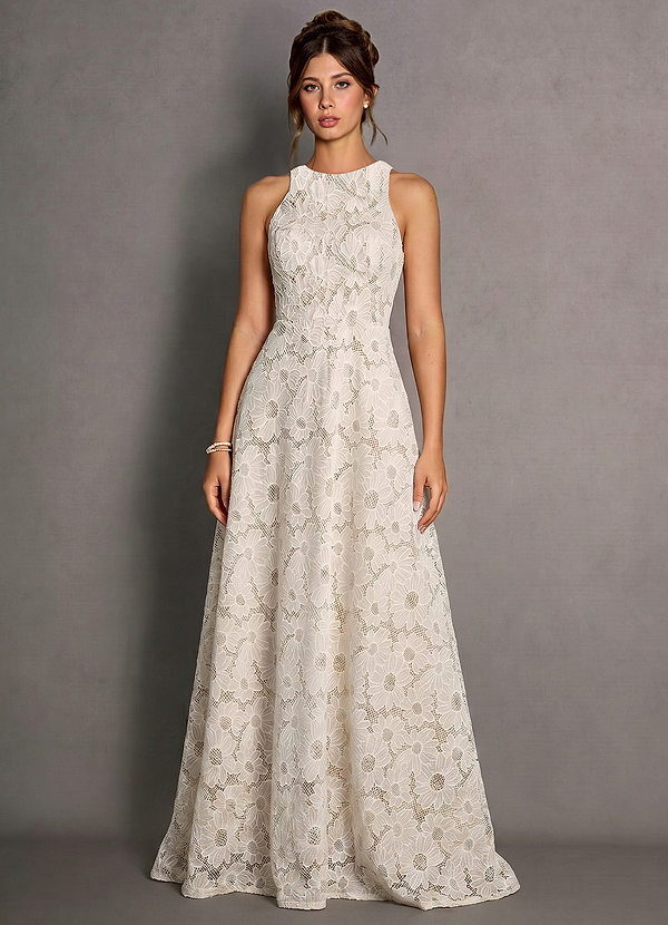 Selira White Maxi Dress image1