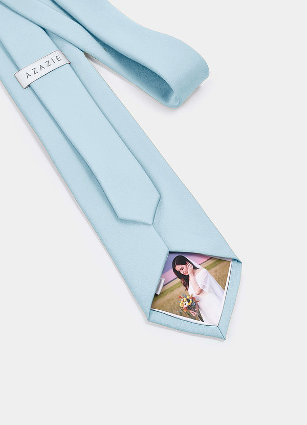 front Matte Satin Custom Photo Tie – Personalized Necktie
