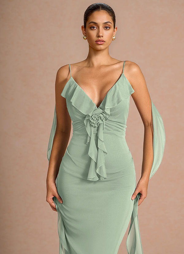 Maxi jurk Avenira Licht Groen image1