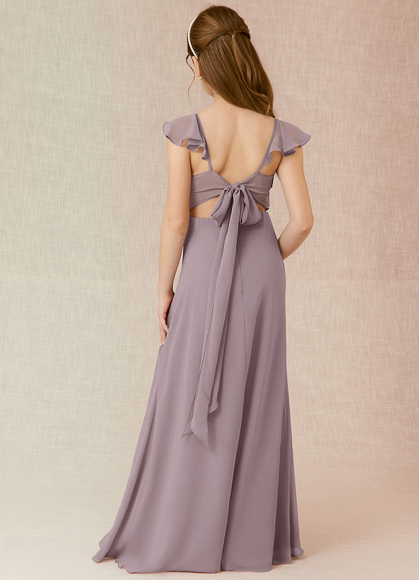 Azazie Everett Junior Dusk A-Line Chiffon Dress image1