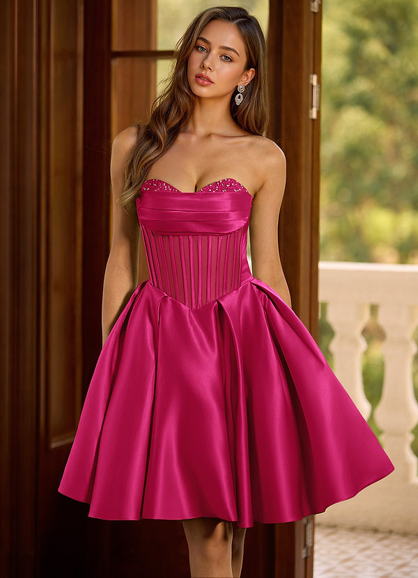 Charmelle Rosa Mini vestido image1