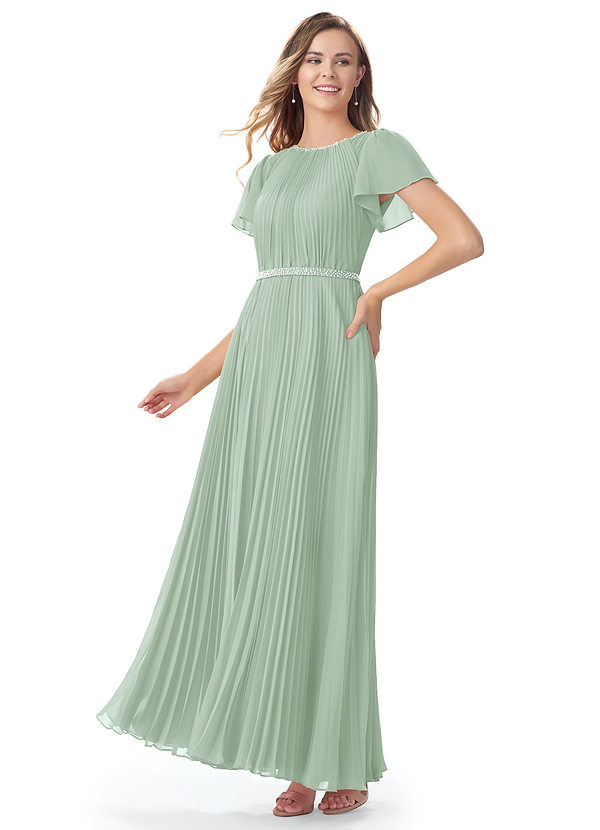 green dress modest