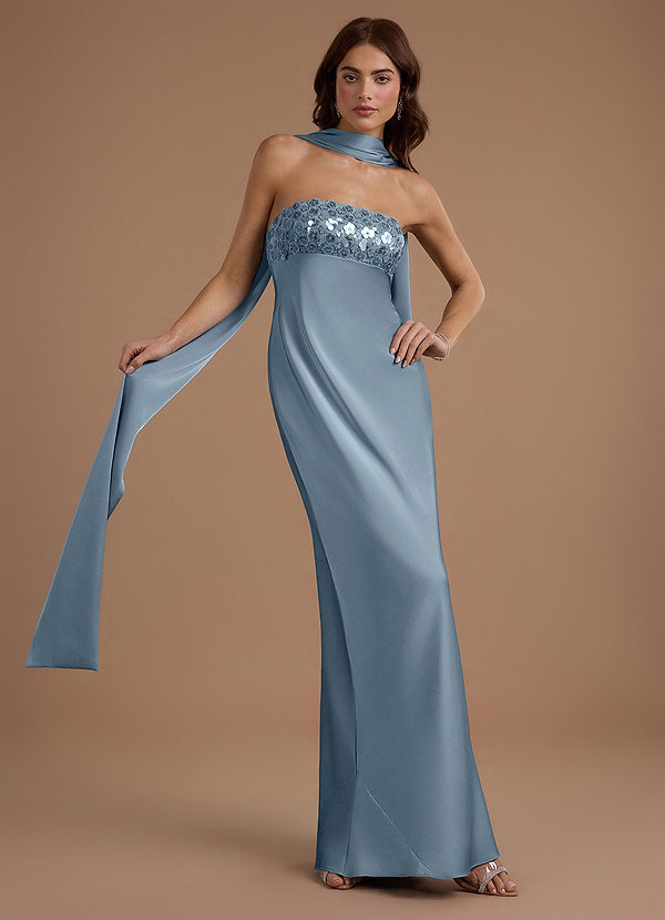 Narah Powder Blue Maxi Dress image1