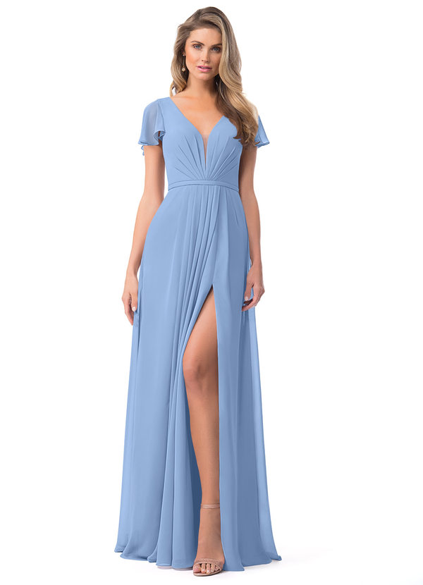 Steel Blue Azazie Reverie Bridesmaid Dresses | Azazie