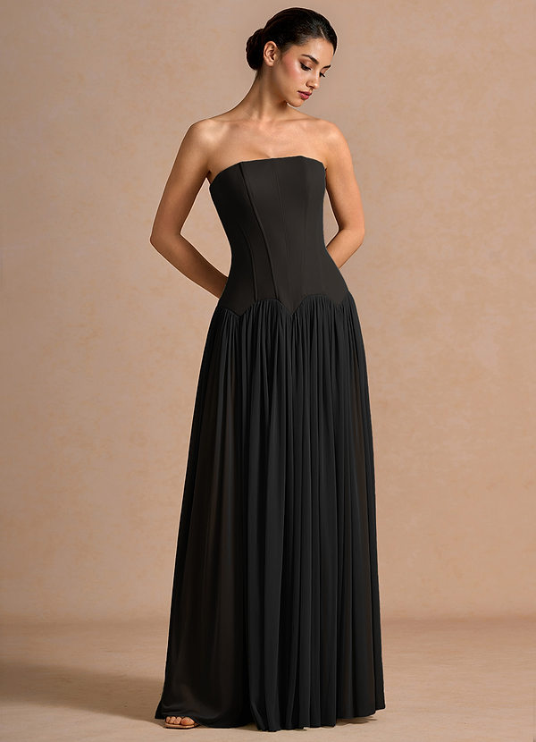 Robe Longue Noir Eirisse image1