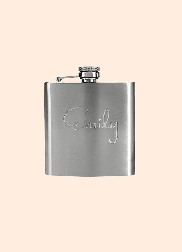 front Personalized Flasks For Bridesmaid Gifts
