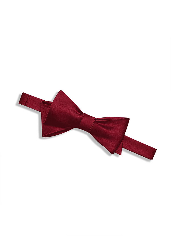 front Matte Satin Bow Tie