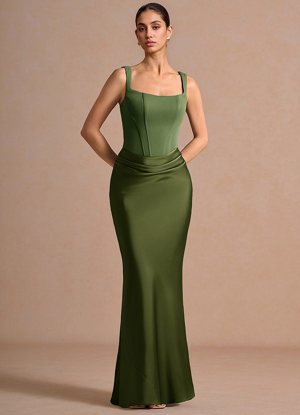 Mckenna Olive Maxi Dress image1