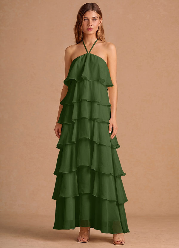 Vestido Oliva Largo Hesper image1