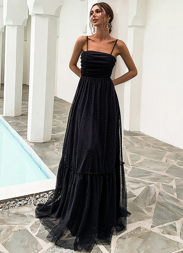 missord exaggerated ruffle one shoulder