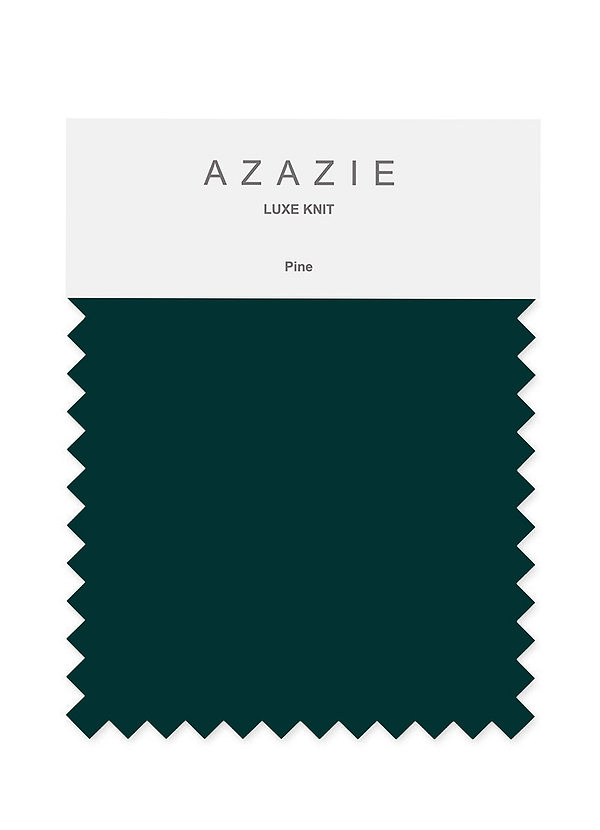 front Azazie Pine Luxe Knit Swatches