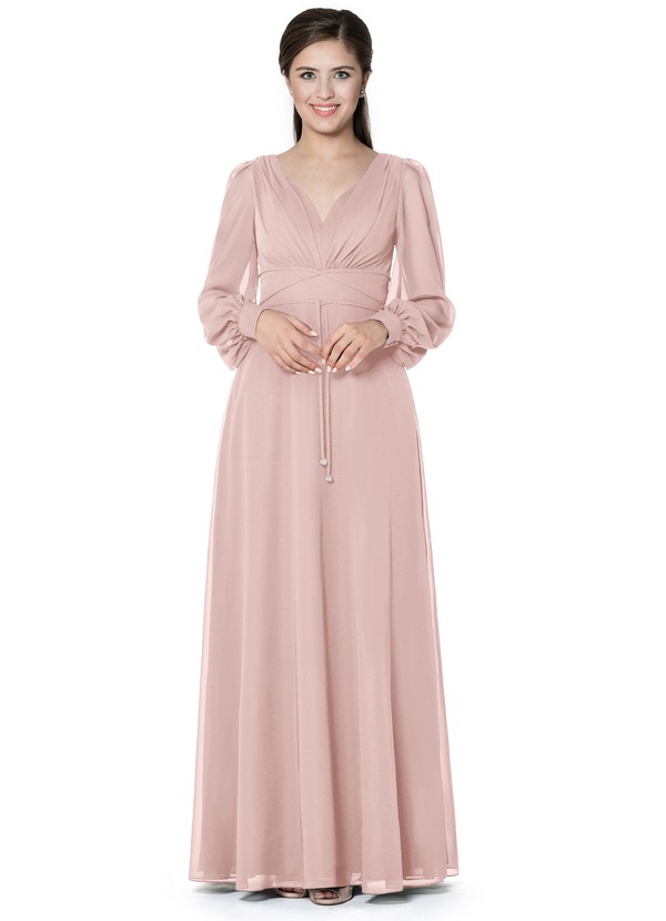 Azazie Sage Bridesmaid Dress Dusty Rose Azazie