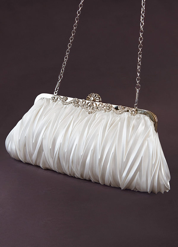 back Gorgeous Pleated Clutch Bag