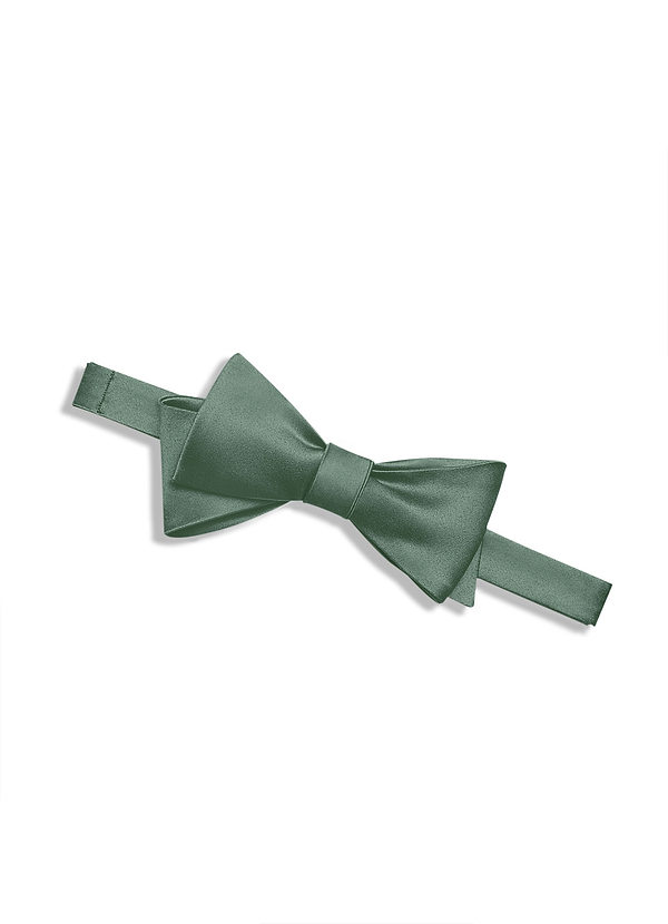 front Matte Satin Bow Tie