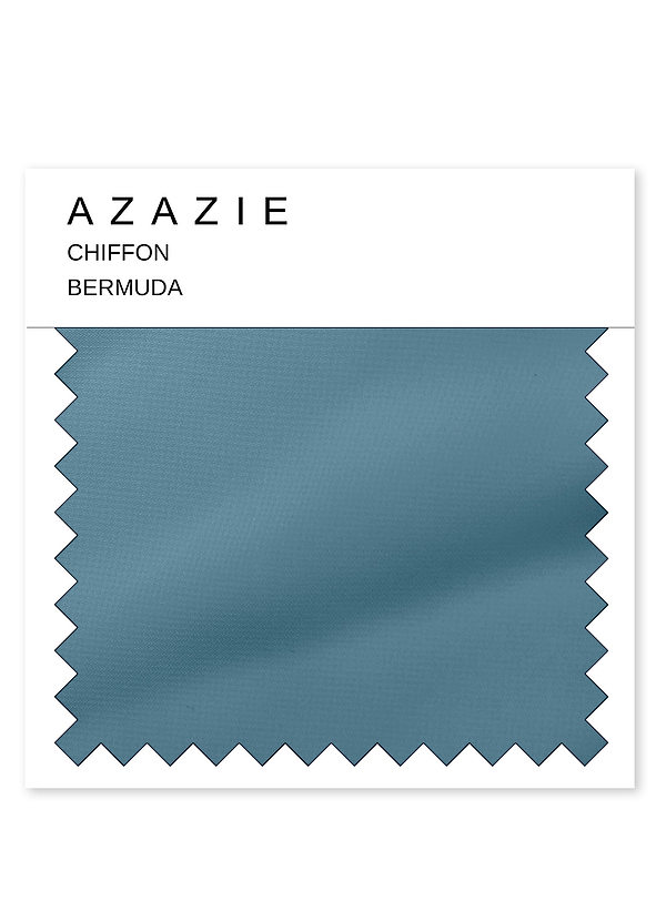 front Azazie Bermuda Chiffon Swatch
