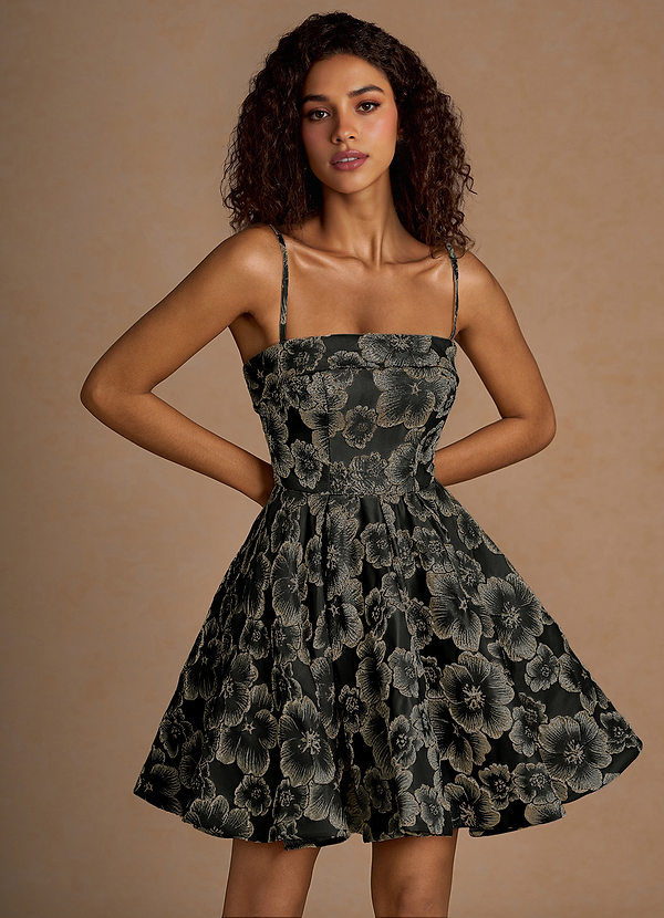Mirelle Black Short Prom Dress image1