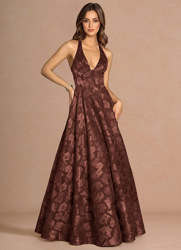Kleid Isabeau Mokka Kokos image1
