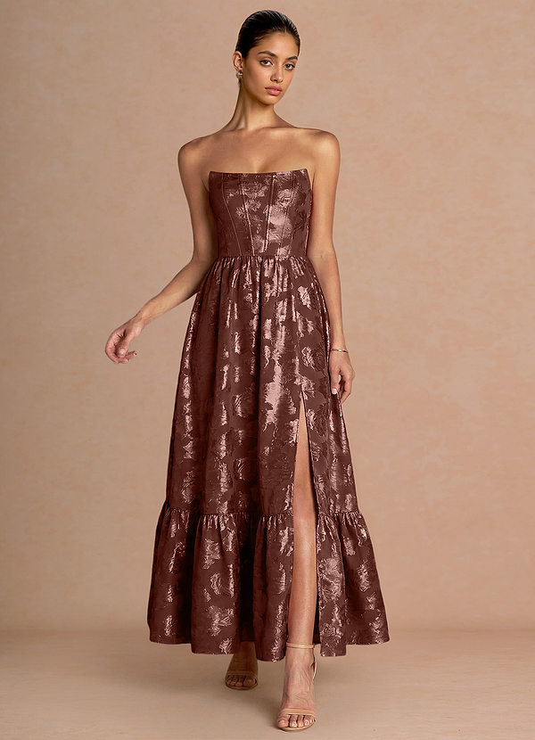 Kleid Ophelia Mokka Kokos image1