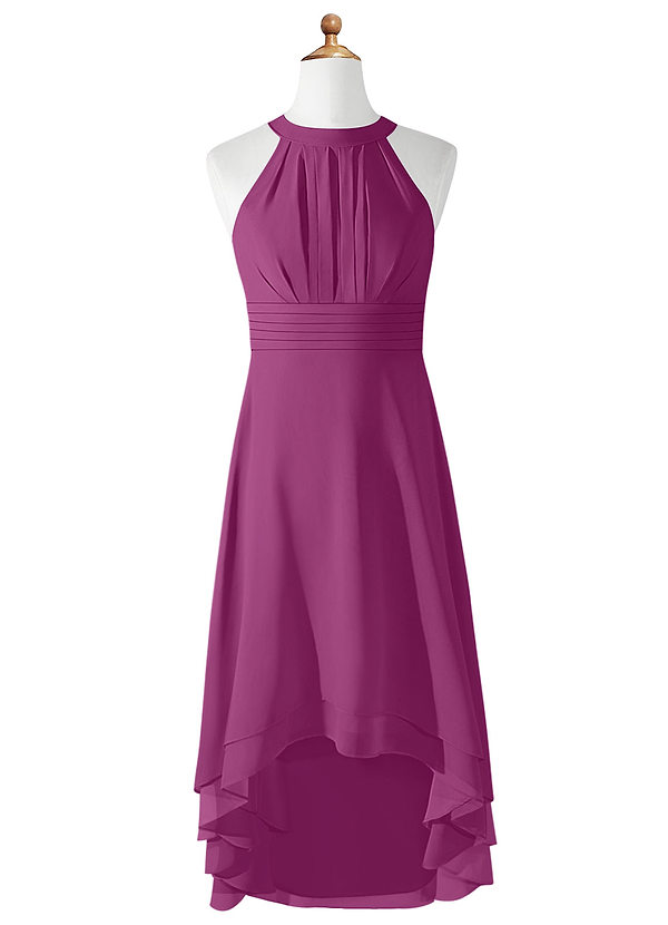 Vestidos Modestos De Manga Larga Para Damas De Honor Junior Orquídea main image 0