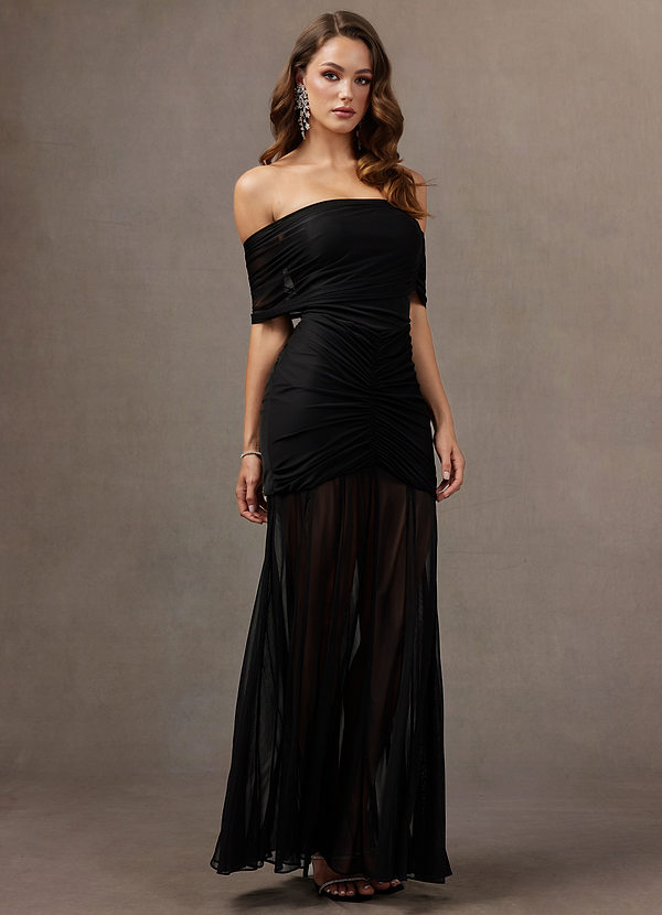 Vestido Negro Maxi Janelle image1