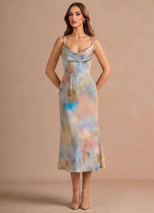 Robe Midi Aquarelle Aimee image1
