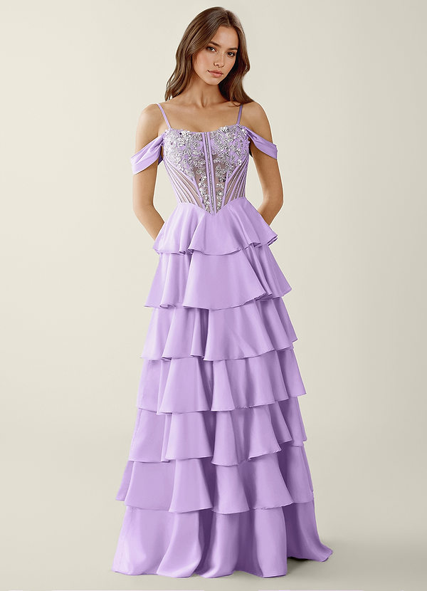 Calliope Lilac Sweetheart neckline Corset A-line Prom Dress image1
