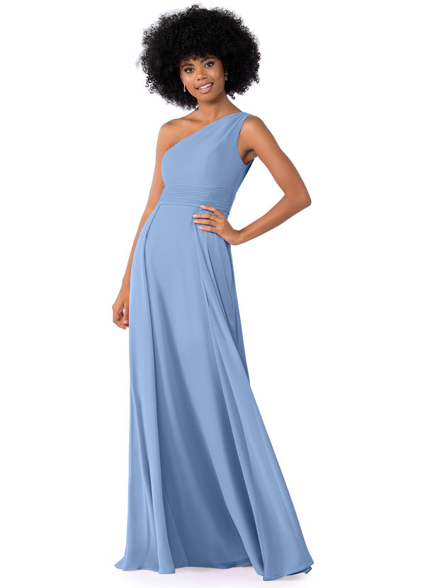 Steel Blue Azazie Dallas Bridesmaid Dresses | Azazie