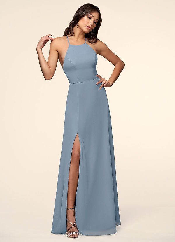 Sweet Darling Dusty Blue Maxi Dress Dresses Azazie