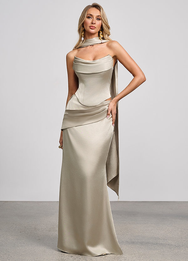 suknia Szampan Maxi Calista image1