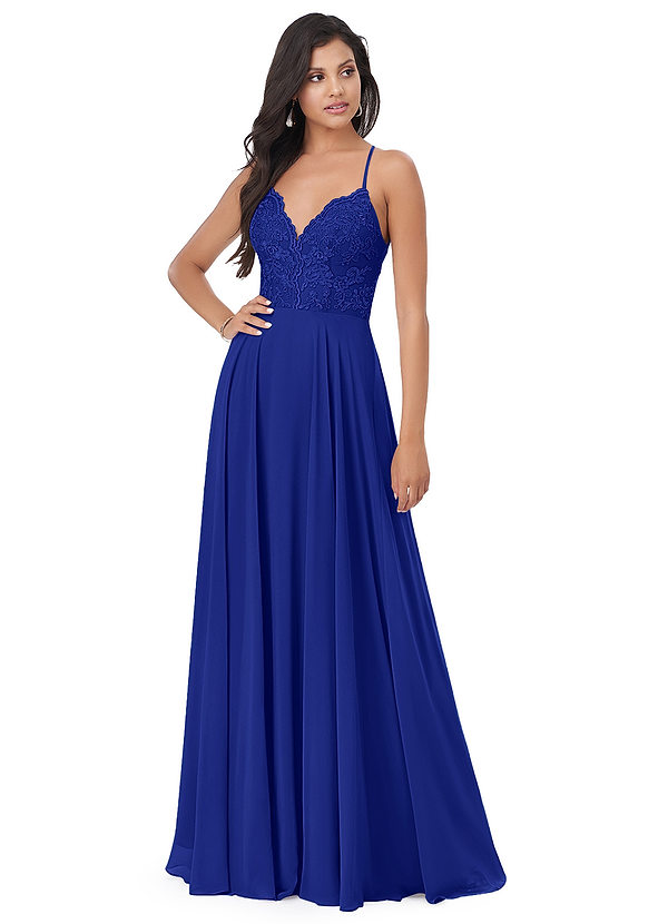 Royal Blue Azazie Sonya Bridesmaid Dresses | Azazie