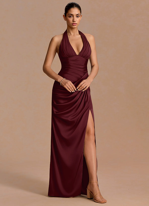 Kleid Tina Cabernet image1
