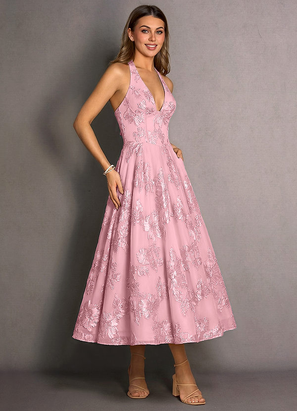 Isabeau Pink Maxi Dress image1