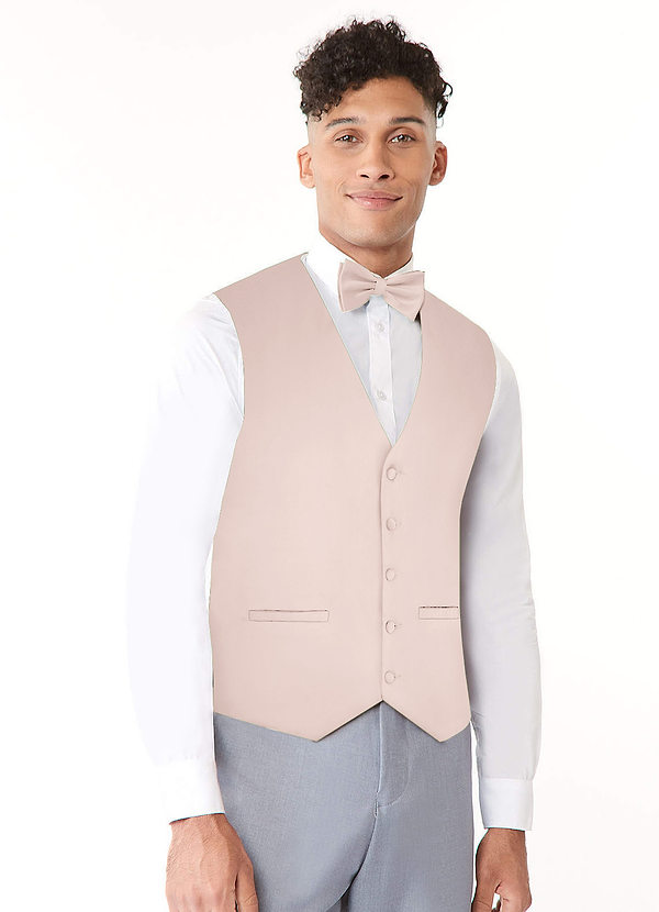 front Gilet en satin extensible
