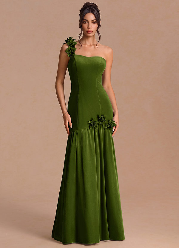 Imogen Olive Maxi Dress image1