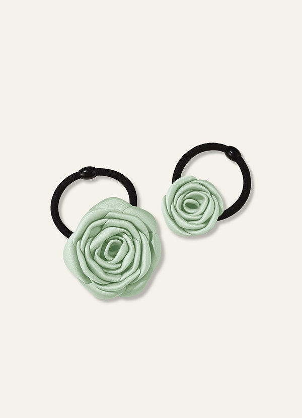 front Darling Poise Elfenbeinblumen 2-teiliges Haargummi-Set