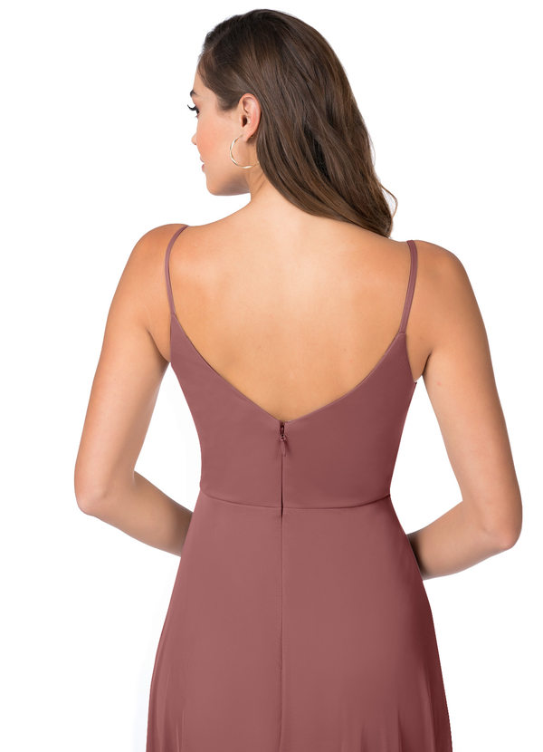 purple puff dress