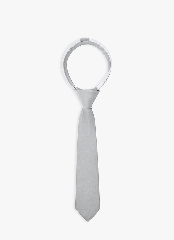 front Boy's Stretch Satin Pre-Tie