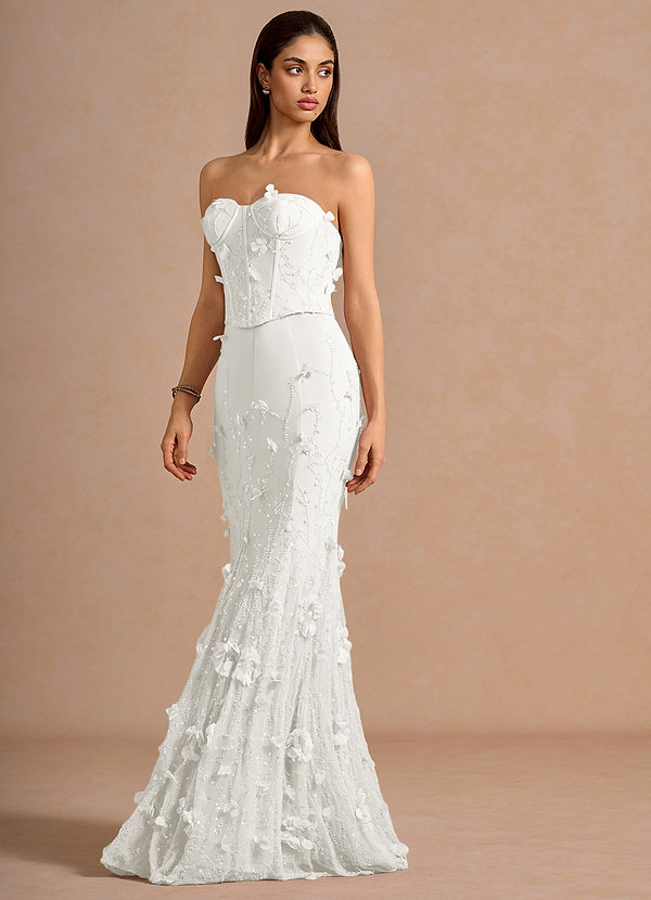 Robe Longue Blanc Lioraen image1