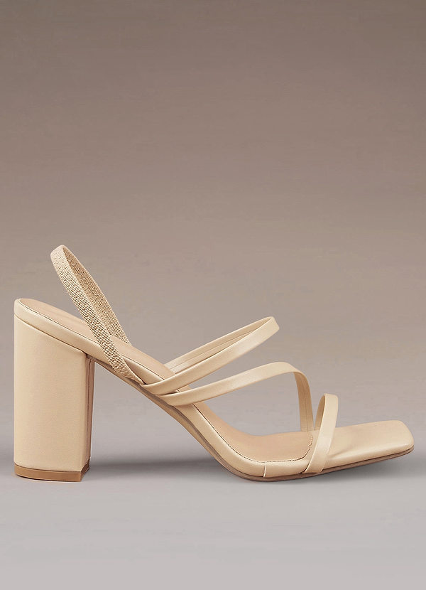 front Casual Strappy Block Heeled Sandals