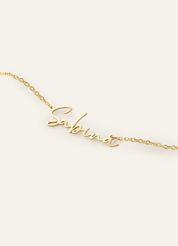 front Personalized Name Necklace