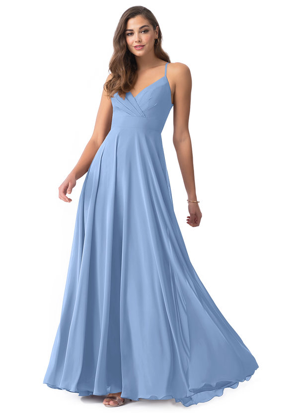 Steel Blue Azazie Avelina Bridesmaid Dresses | Azazie