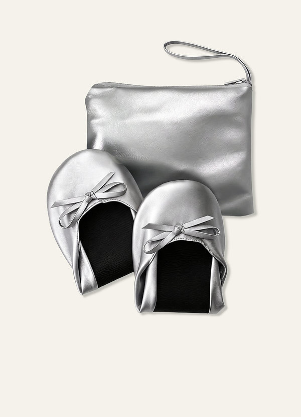 front Rescue Flats Roll Up Ballet Flats for Weddings