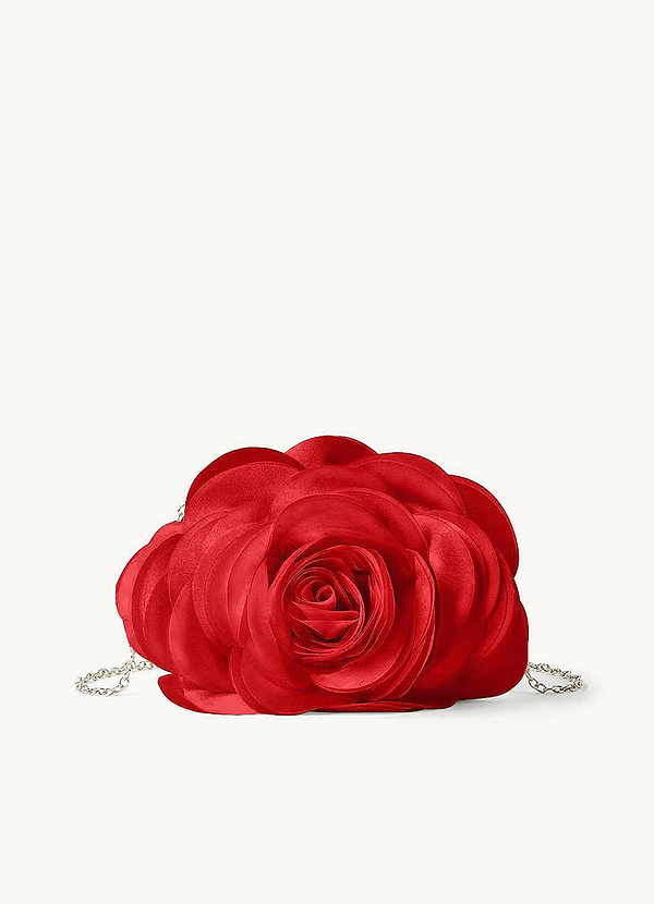 front 3D Rose Shoulder Bag
