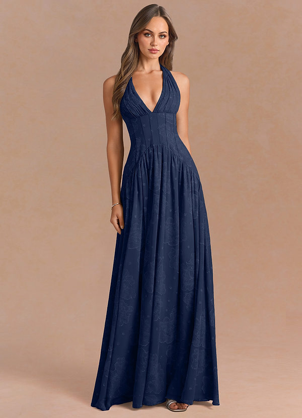 Margot Navy Maxi Dress image1