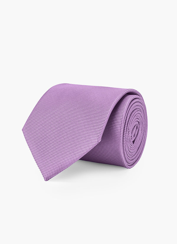 front Solid Textured Modern Tie