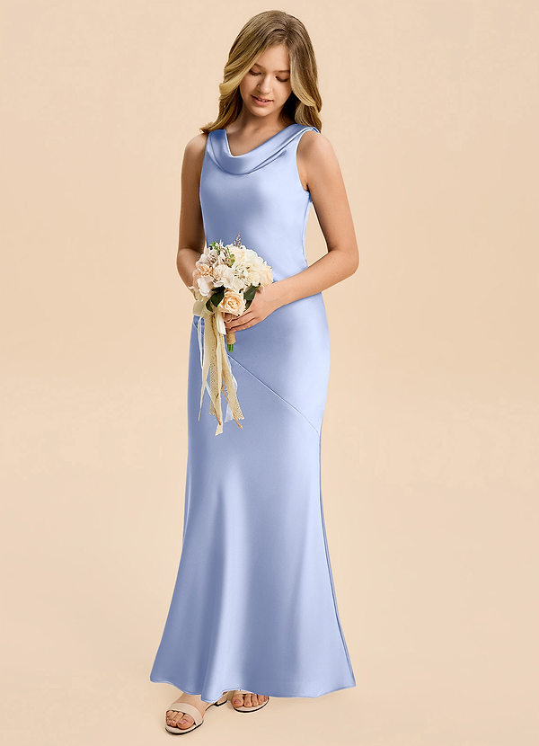 Azazie Rylina Junior Klä av Sjöjungfru i Stretch Satin image1