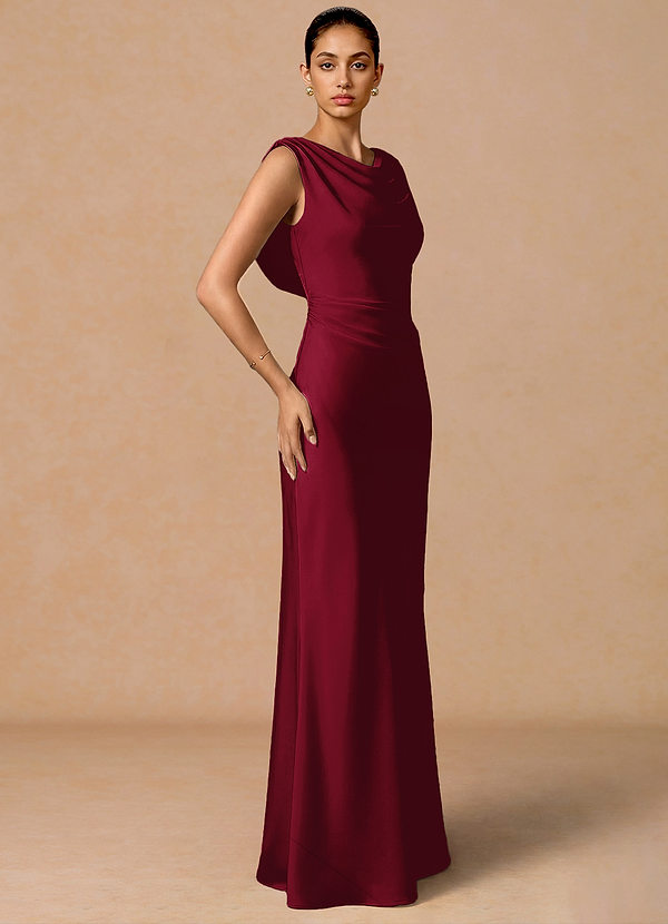 Evarine Merlot Maxi Dress image1