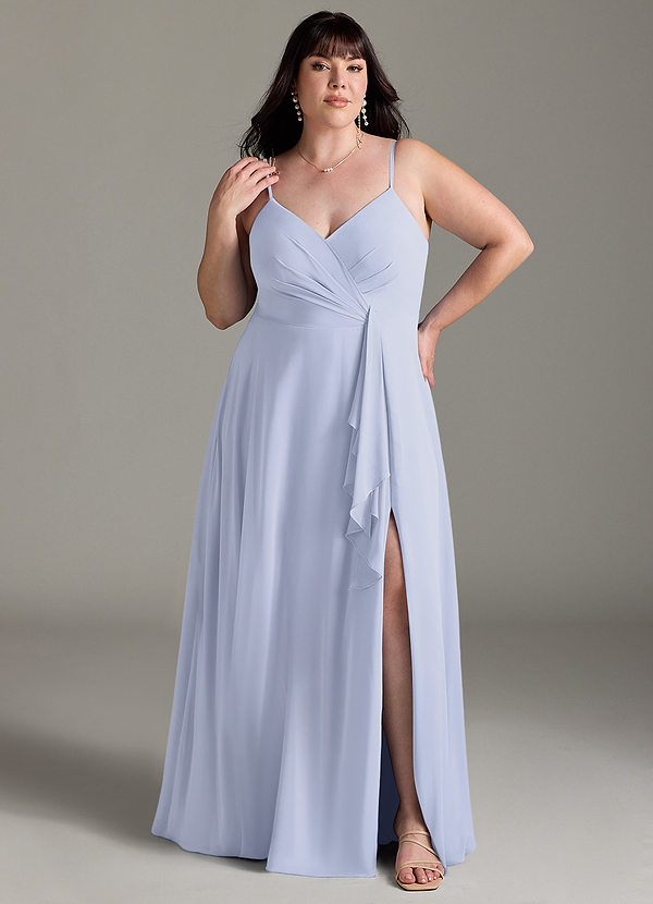 Azazie Akita Bridesmaid Dresses Lavender A-Line Chiffon Dress image1