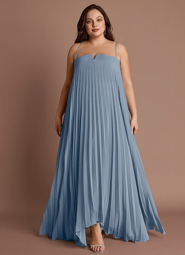 Maxi jurk Nahla Poederblauw image1