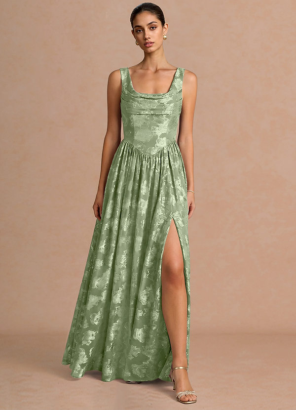 Maxi jurk Novi Licht Groen image1